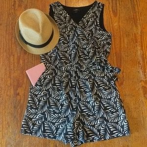 LOFT Tropical Print Romper
